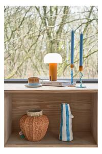 Fehér-narancssárga LED asztali lámpa (magasság 22,5 cm) Styles – Villa Collection
