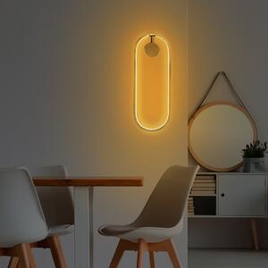Aranyszínű LED fali lámpa Can – Opviq lights
