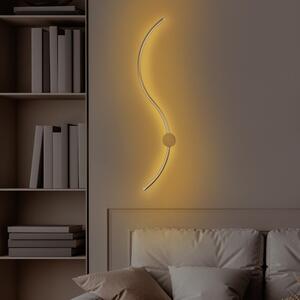 Aranyszínű LED fali lámpa Uyan – Opviq lights