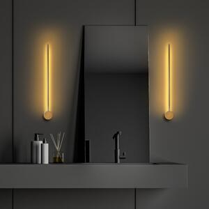 Aranyszínű LED fali lámpa ø 7 cm Sword – Opviq lights