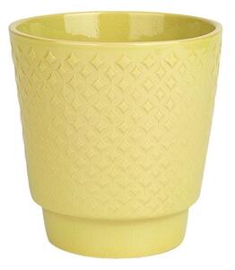 Odense Star kerámia orchidea kaspó pasztell zöld 15x15,5cm