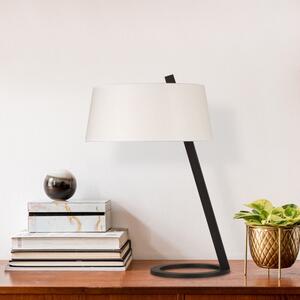 Fehér-fekete asztali lámpa (magasság 55 cm) Salihini – Opviq lights