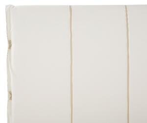 Fehér műbőr franciaágy 180 x 200 cm BETIN
