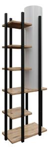 Opviq Floor Lamp Black White Natural Moda Dor - SRC