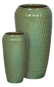 Sintra Vase Giant kerámia növénytartó szett mentazöld 22,5x55,5-36x88cm S2