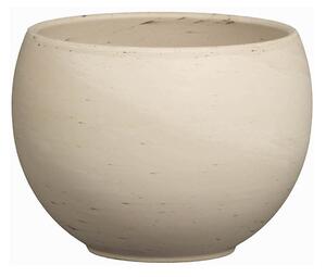 Luna vízálló agyagcserép homokszín 12cm alsó lyuk nélkül