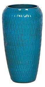 Sintra Vase Giant kerámia növénytartó pávakék 29x68cm