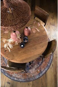 Natúr színű kerek étkezőasztal akácfa asztallappal ø 140 cm Mimoso – Light & Living