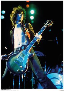 Plakát Led Zeppelin / Jimmy Page - Los Angeles, (59.4 x 84 cm)