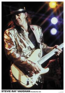 Plakát Stevie Ray Vaughan - Philadelphia 1986
