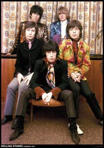 Plakát Rolling Stones - Band colour 1967