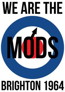 Plakát Mods - Target / We Are The Mods 1964, (59.4 x 84 cm)