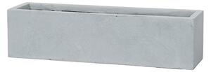 Atlanta Tetra kompozit balkonláda szürke 40x16x16cm