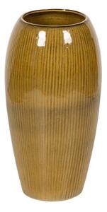 Saxon kerámia váza olivazöld 30x61cm