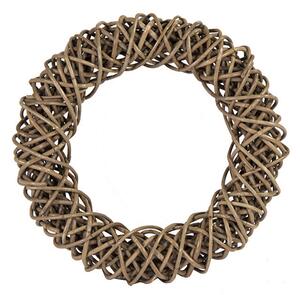 Rattan koszorú barna 60x10cm