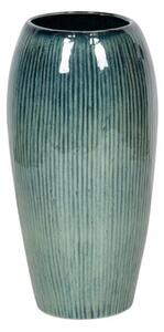 Saxon kerámia váza türkizkék 30x61cm