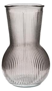 Silvie üvegváza, fekete, 11 x 17,5 cm