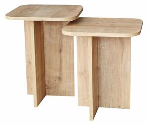 Hanah Home Kisasztal szett Oak Blues Set - Sapphire Oak