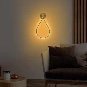 Aranyszínű LED fali lámpa Damla – Opviq lights