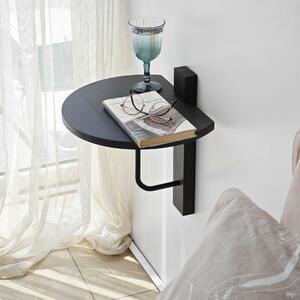Hanah Home Fali polc Antracit Fekete Reve - Antracit, Fekete