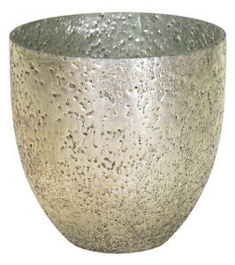 Marhaba Classic üvegkaspó ezüst 15x15cm