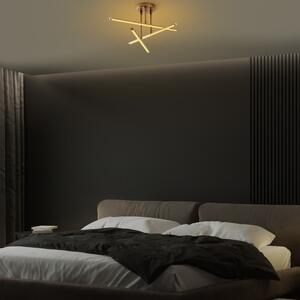 Aranyszínű LED mennyezeti lámpa 26x51 cm Ledflower – Opviq lights