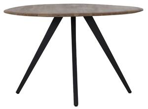 Natúr színű kerek étkezőasztal akácfa asztallappal ø 120 cm Mimoso – Light & Living