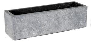 Alberta Tetra kompozit balkonláda szürke 60x17,2x17,2cm