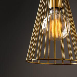 Aranyszínű függőlámpa fém búrával ø 20 cm Mezopotamya – Opviq lights