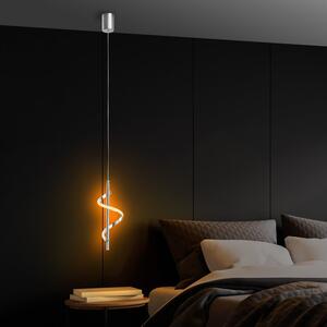 Ezüstszínű LED függőlámpa ø 16 cm Likma – Opviq lights