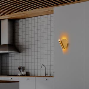 Aranyszínű LED fali lámpa Heybe – Opviq lights