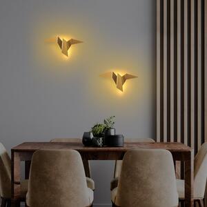 Aranyszínű LED fali lámpa Pacali – Opviq lights