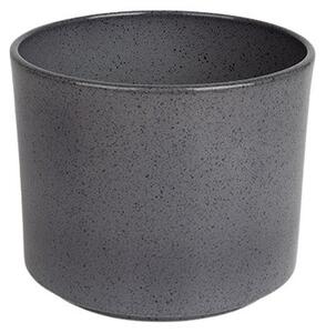 Cylindro Kerámia Kaspó Mázas Szürke 13cm