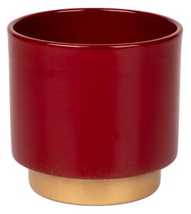 Milo Orchidea Váza Bordó-Arany 14cm