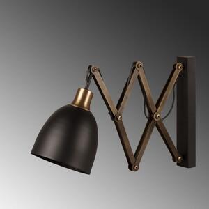 Fekete-bronzszínű fali lámpa ø 16 cm Sivani – Opviq lights