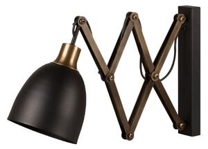 Fekete-bronzszínű fali lámpa ø 16 cm Sivani – Opviq lights