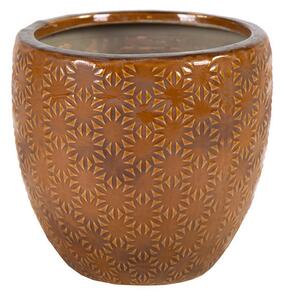 Sophia Classic Kerámia Kaspó Mézbarna 8x7,5cm