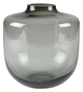 Szürke üveg váza (magasság 21 cm) Daun – Villa Collection