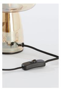 Narancssárga asztali lámpa üveg búrával (magasság 32 cm) Lotta – Light & Living