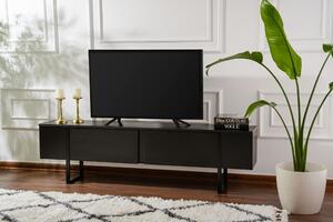 Hanah Home TV állvány Fa fekete Fekete Serenity - Fa fekete, Fekete