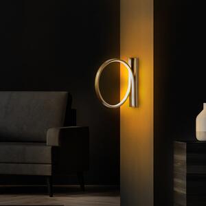 Aranyszínű LED fali lámpa ø 30 cm Halka – Opviq lights