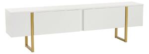 Hanah Home TV-állvány White Gold Serenity - fehér, arany