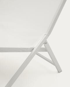 Fehér fém kerti fotel Canutells – Kave Home