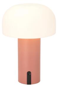 Fehér-rózsaszín LED asztali lámpa (magasság 22,5 cm) Styles – Villa Collection