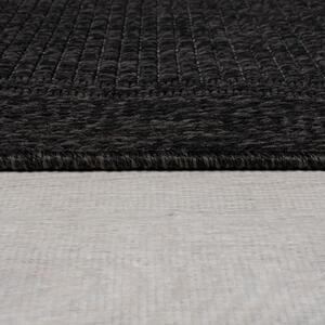 Sötétszürke kültéri szőnyeg 80x150 cm Weave – Flair Rugs
