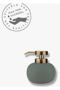 Zöld kerámia szappanadagoló 200 ml Lotus – Mette Ditmer Denmark