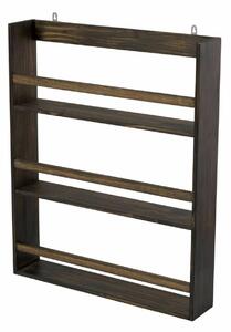 Hanah Home Wall Shelf Black Cm-067-A