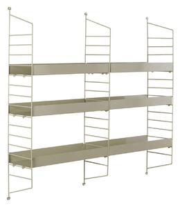Hanah Home Fali polc Taupe Cm-068-B