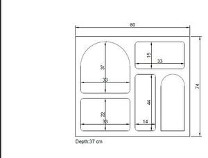 Hanah Home Console Anthracite Lessa - Anthracite