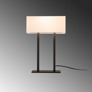 Fehér-fekete asztali lámpa (magasság 52 cm) Salihini – Opviq lights